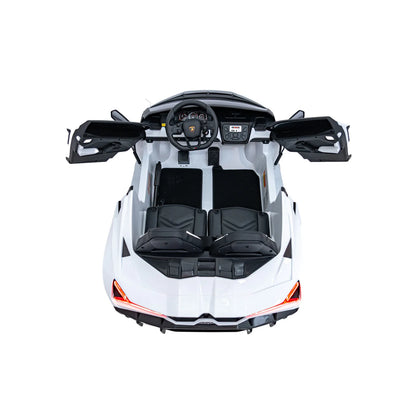 Otroški električni avto Lamborghini Revuelto XL STRONG – Bela