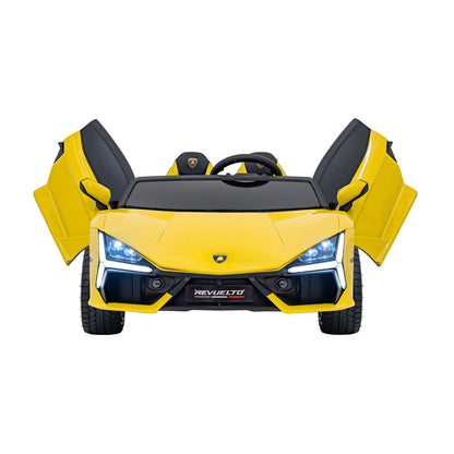 Otroški električni avto Lamborghini Revuelto XL STRONG – Rumena