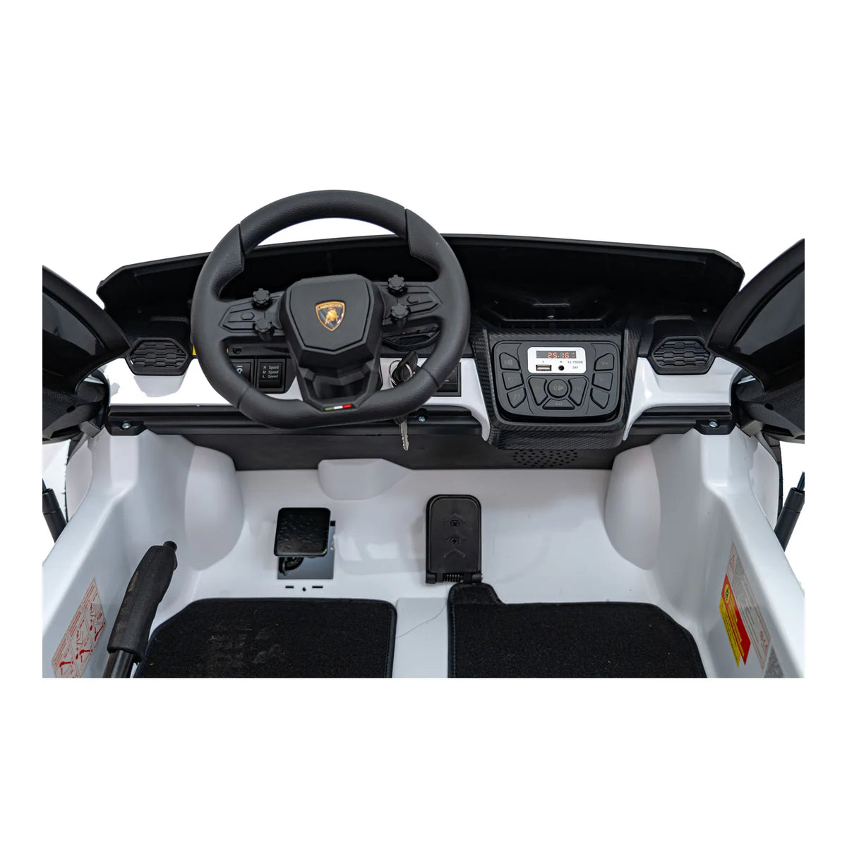 Otroški električni avto Lamborghini Revuelto XL STRONG – Bela