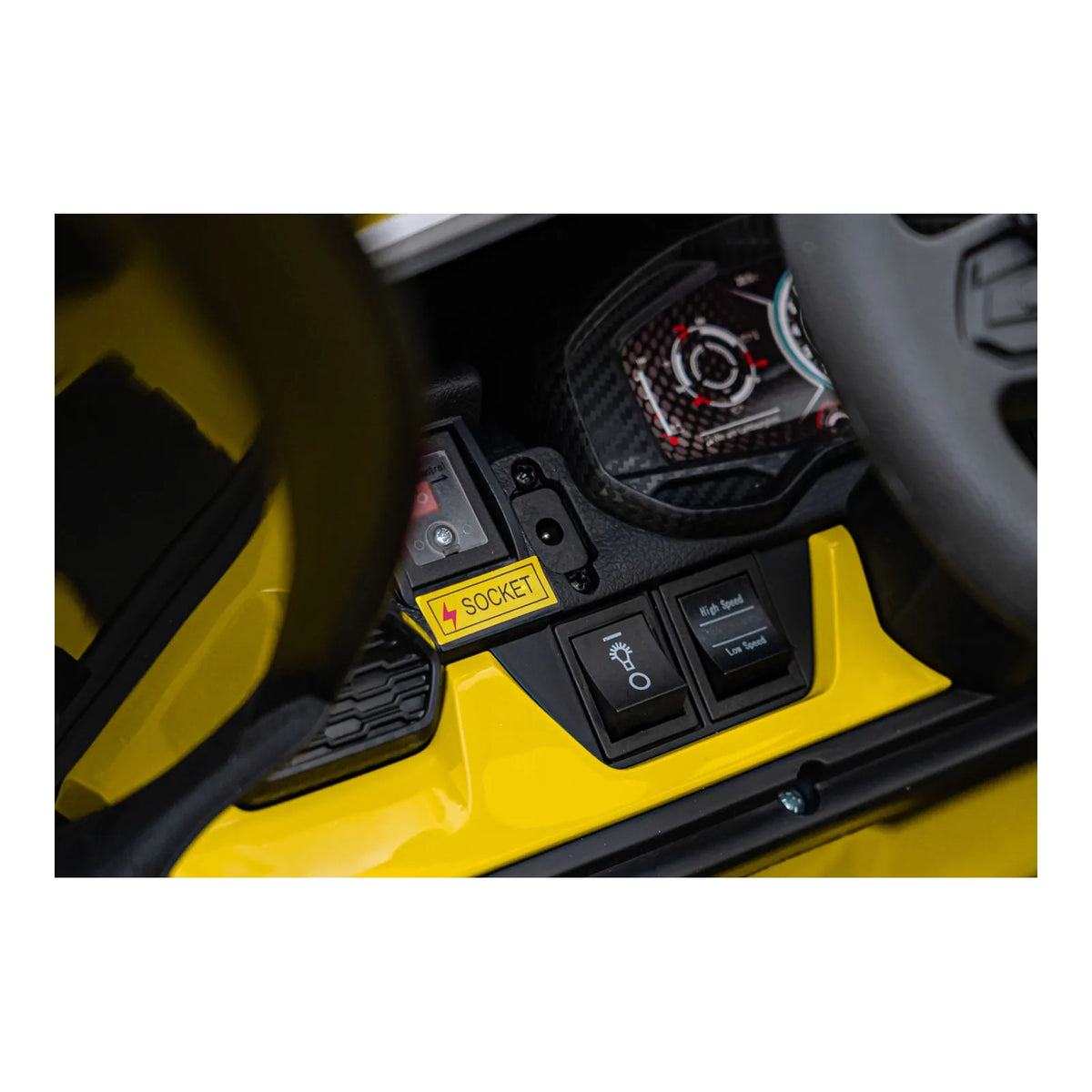 Otroški električni avto Lamborghini Revuelto XL STRONG – Rumena