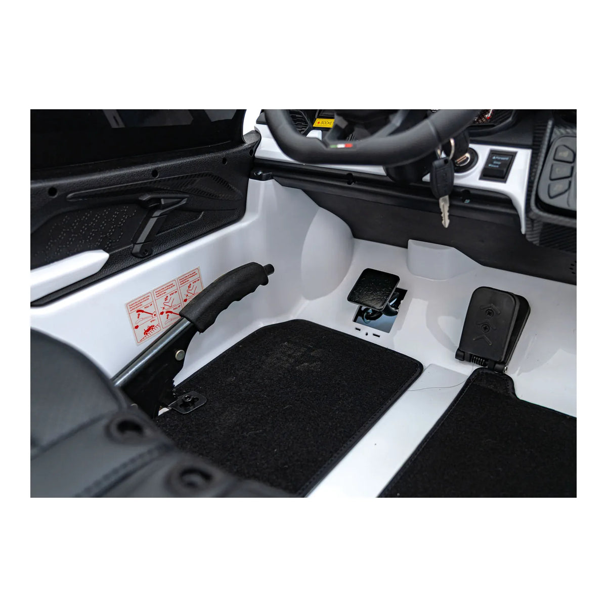 Otroški električni avto Lamborghini Revuelto XL STRONG – Bela