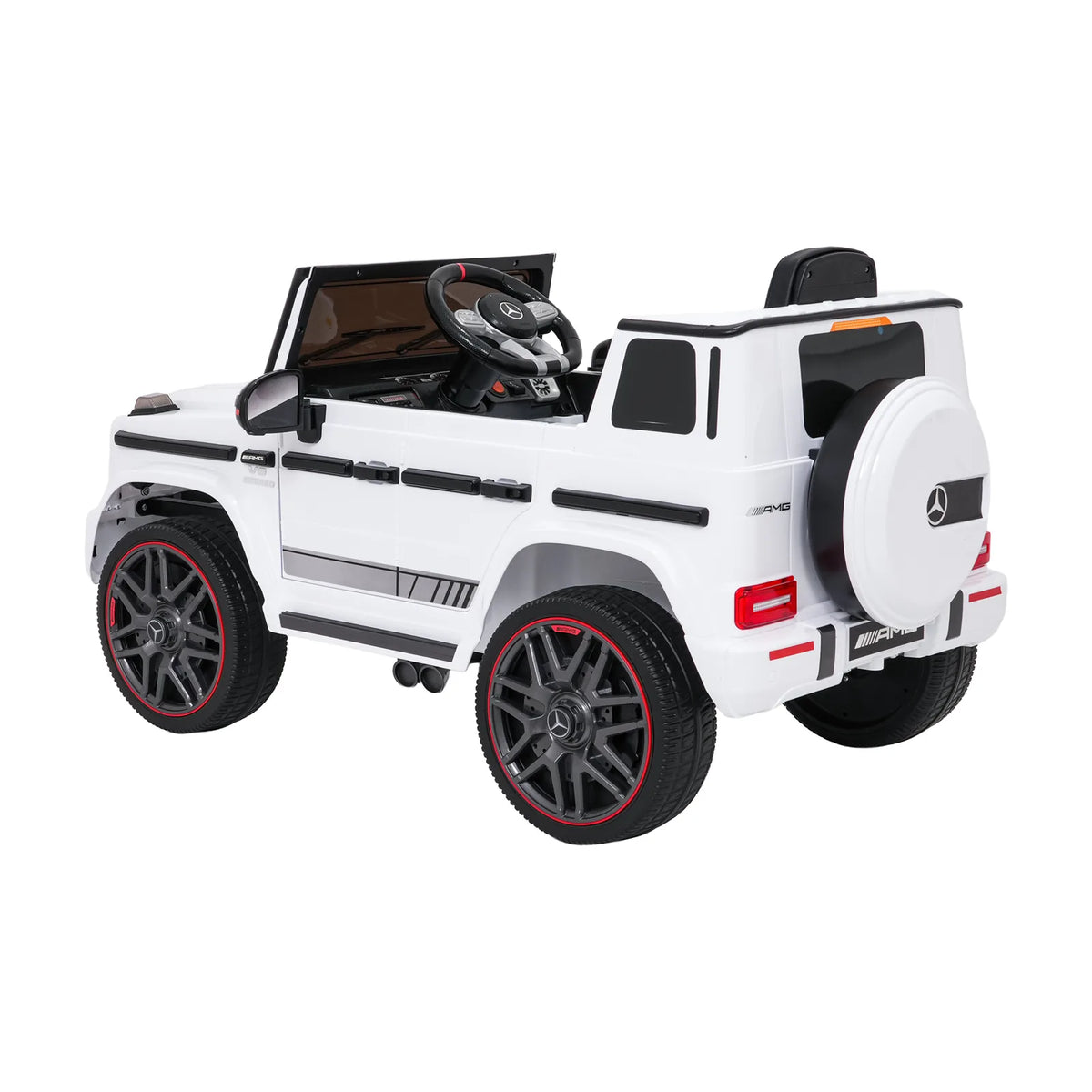 Otroški električni avto Mercedes G63 AMG LIFT – Bela