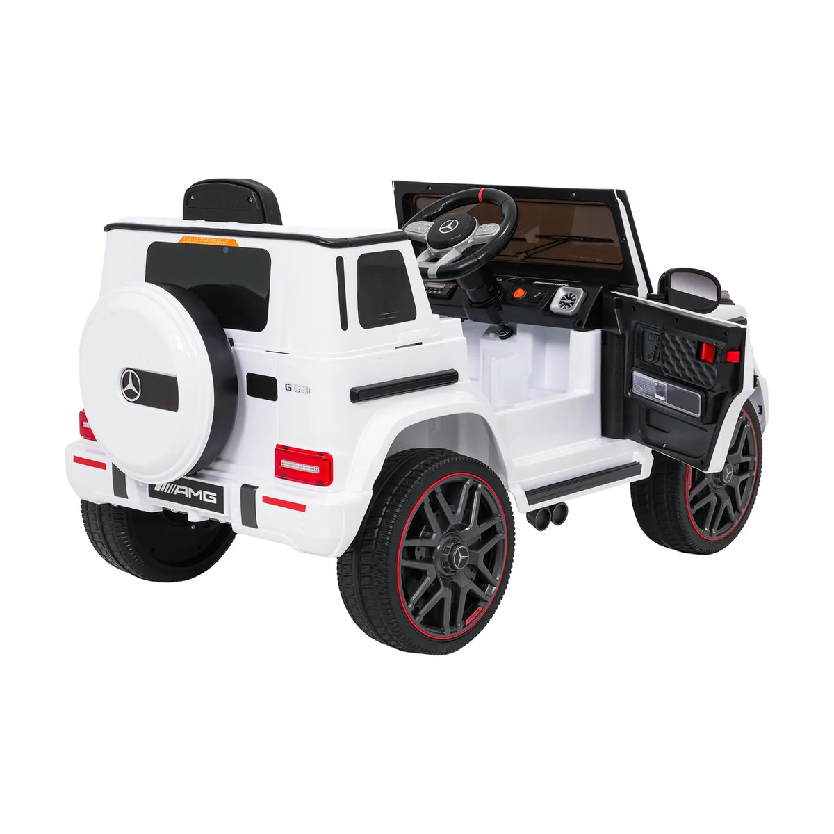 Otroški električni avto Mercedes G63 AMG LIFT – Bela