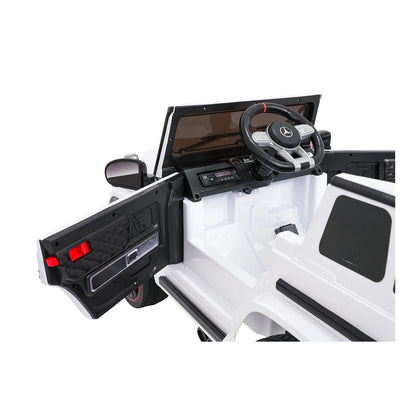 Otroški električni avto Mercedes G63 AMG LIFT – Bela