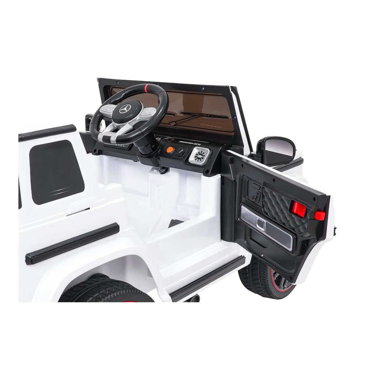 Otroški električni avto Mercedes G63 AMG LIFT – Bela