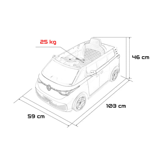 Otroški električni Volkswagen ID. BUZZ