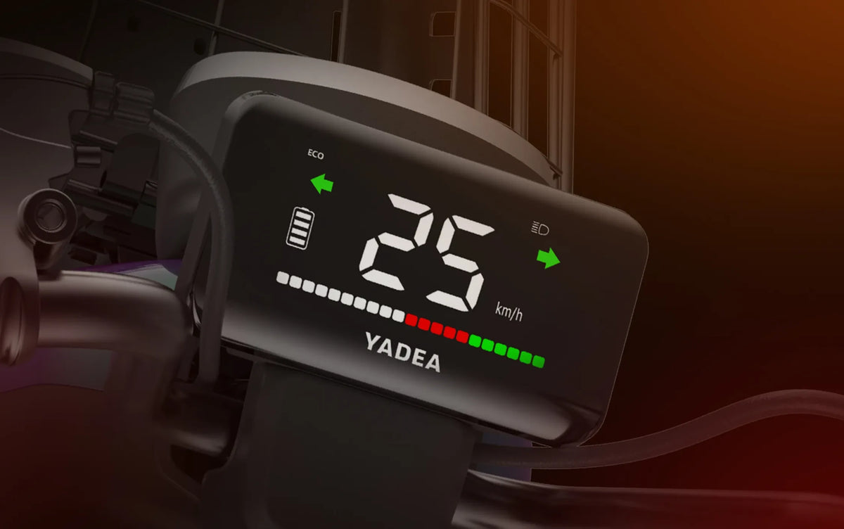 YADEA Cooljoy – digitalni zaslon