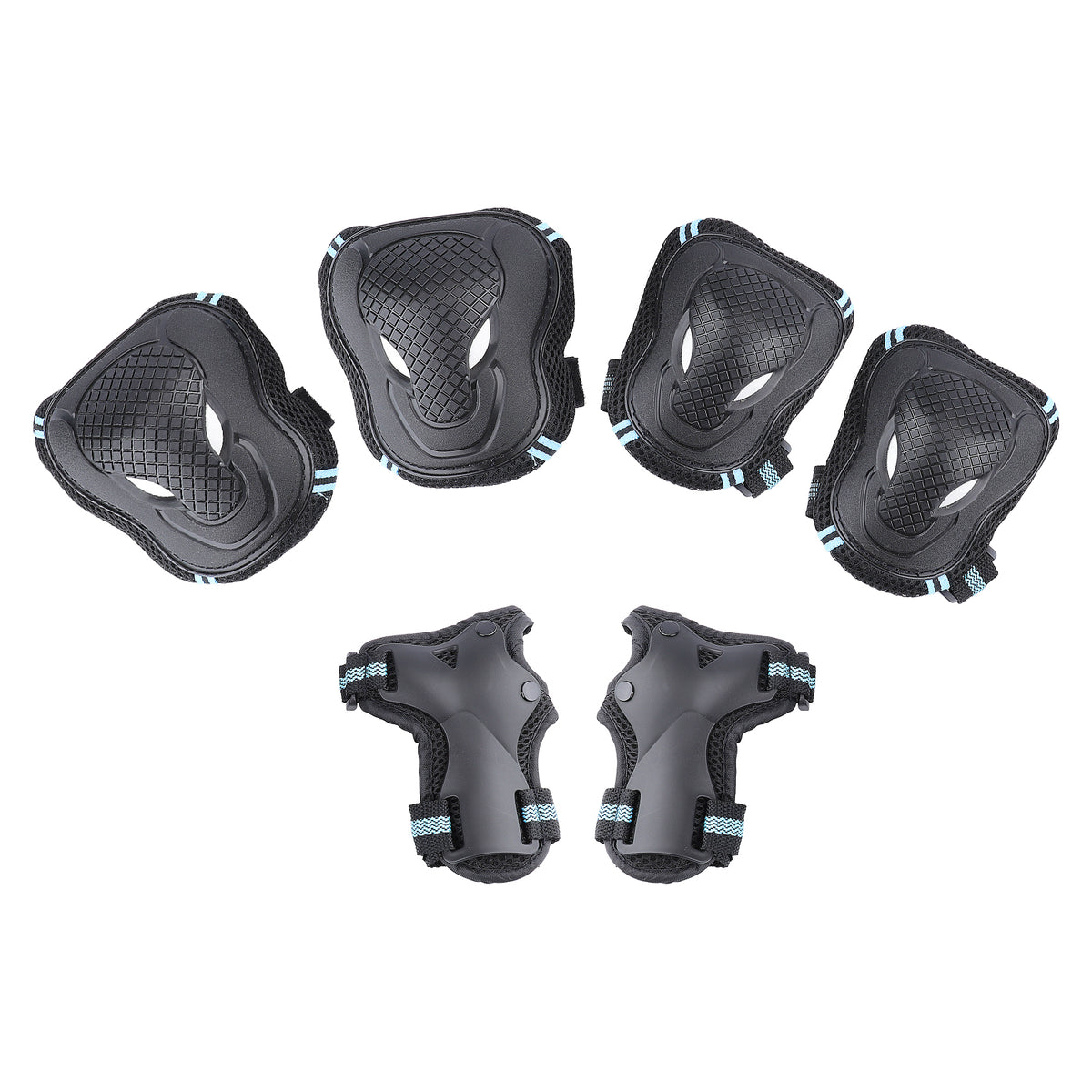 Protective Gear Size M Black Blue Alien Protector